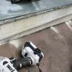 東大阪　雨漏り修理・左官工事・ベランダ防水　施工前